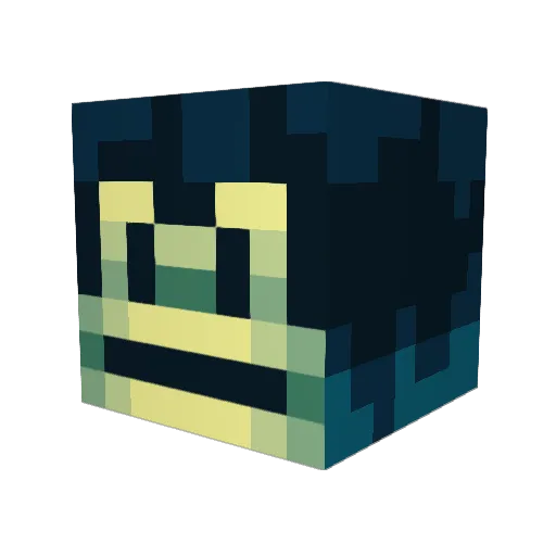 hhns Minecraft avatar head, 3D render