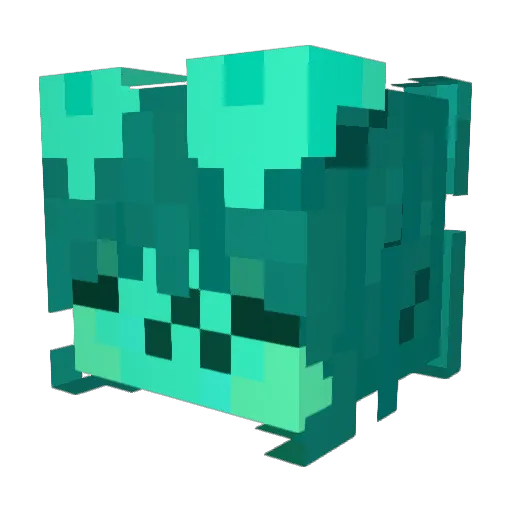 hhxa Minecraft avatar head, 3D render