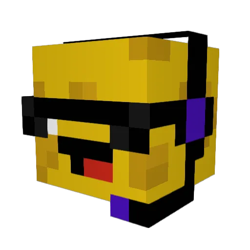 hi_cheese Minecraft avatar head, 3D render