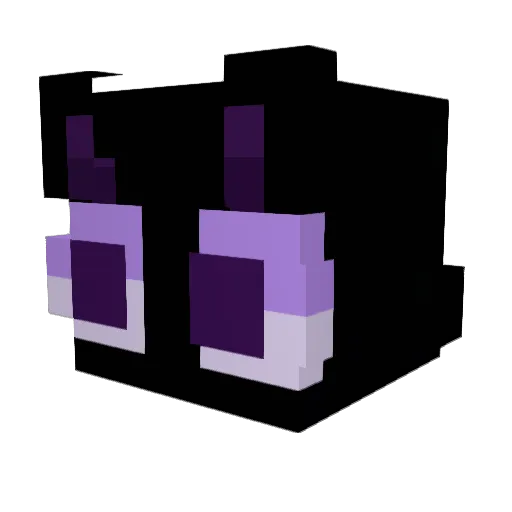 hialaa Minecraft avatar head, 3D render