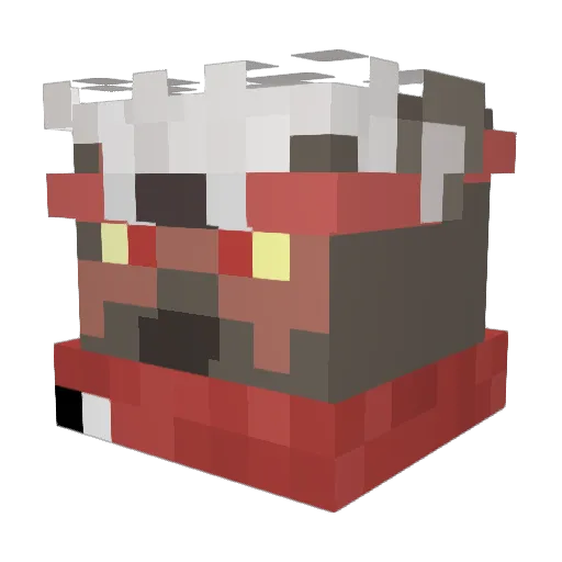 hibachi1337 Minecraft avatar head, 3D render