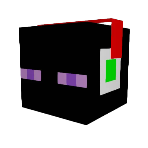 hibiki352 Minecraft avatar head, 3D render