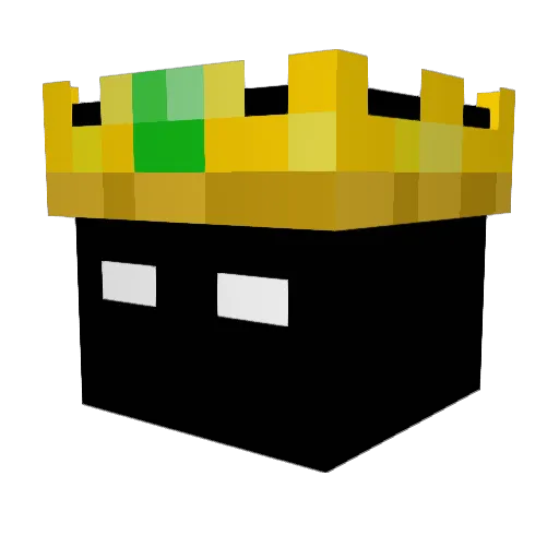 hibruhmecat Minecraft avatar head, 3D render