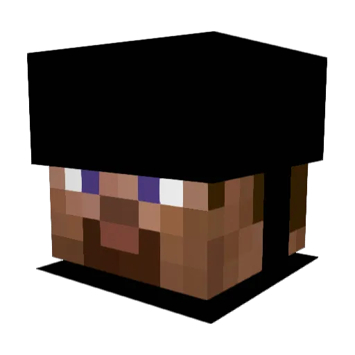 hickinkid Minecraft avatar head, 3D render