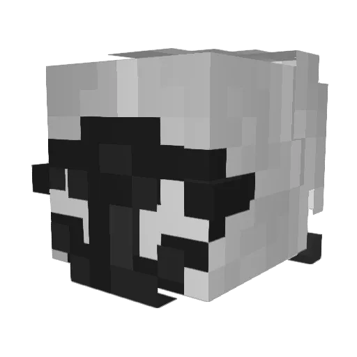 hickleToes41 Minecraft avatar head, 3D render