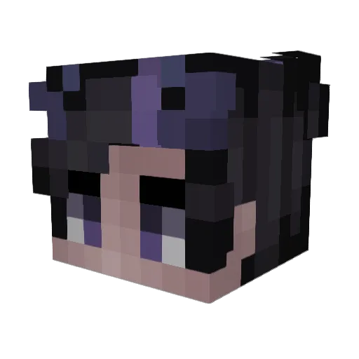 hicksjames Minecraft avatar head, 3D render