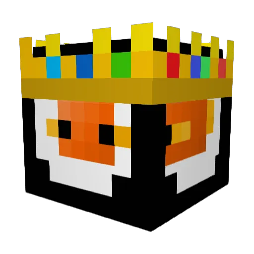 hid_on_smoke Minecraft avatar head, 3D render