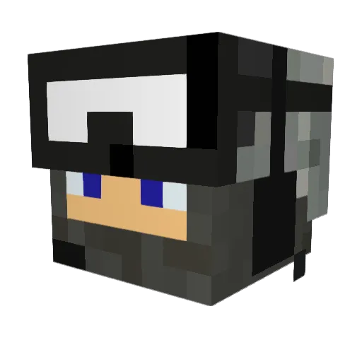 hidde2002 Minecraft avatar head, 3D render