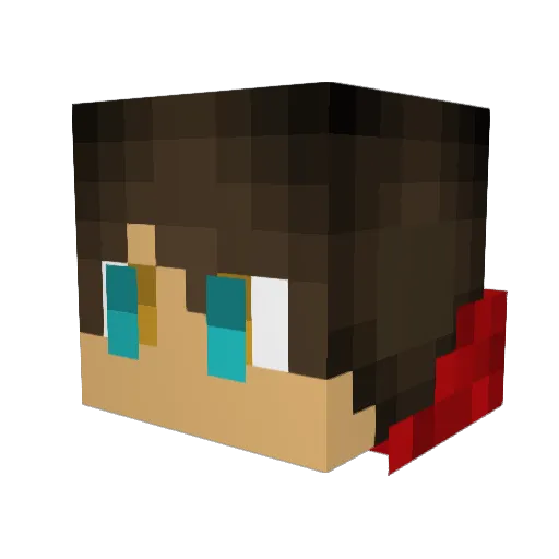hidde949 Minecraft avatar head, 3D render