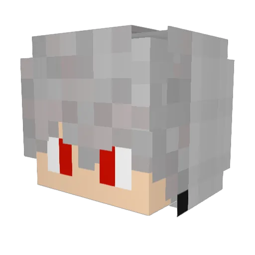 hideyo0626 Minecraft avatar head, 3D render