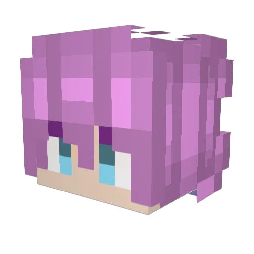 hideyoshi1024 Minecraft avatar head, 3D render