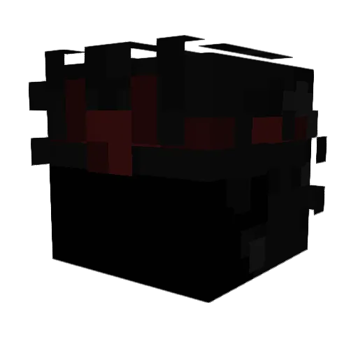 hierons Minecraft avatar head, 3D render