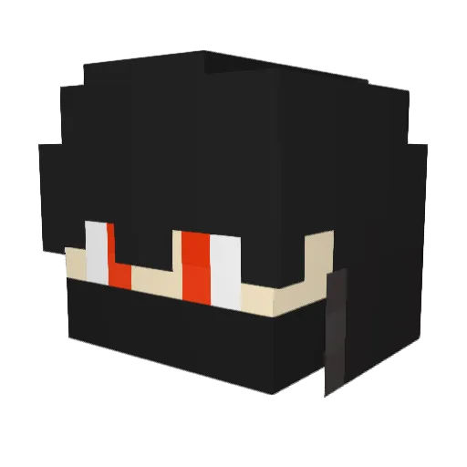 higgins56 Minecraft avatar head, 3D render