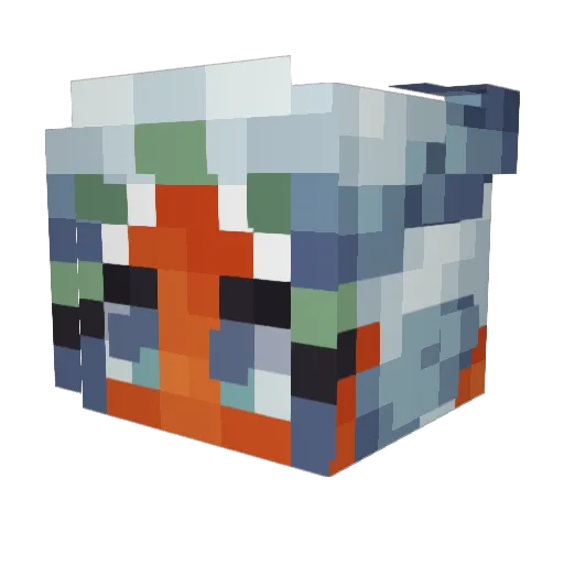 highDaisy Minecraft avatar head, 3D render