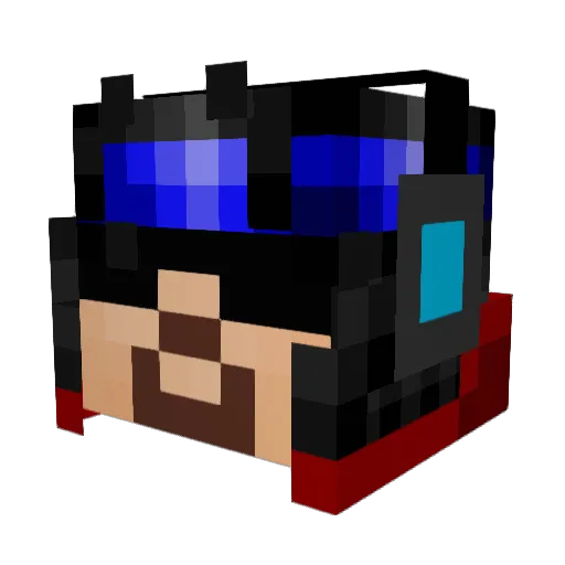 highbeastmode Minecraft avatar head, 3D render