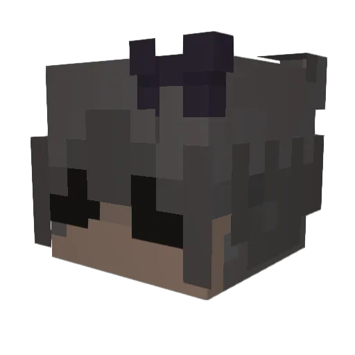 highmonster Minecraft avatar head, 3D render