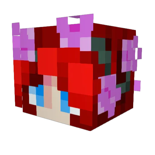 highonbeth Minecraft avatar head, 3D render