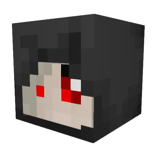 highrollin Minecraft avatar head, 3D render