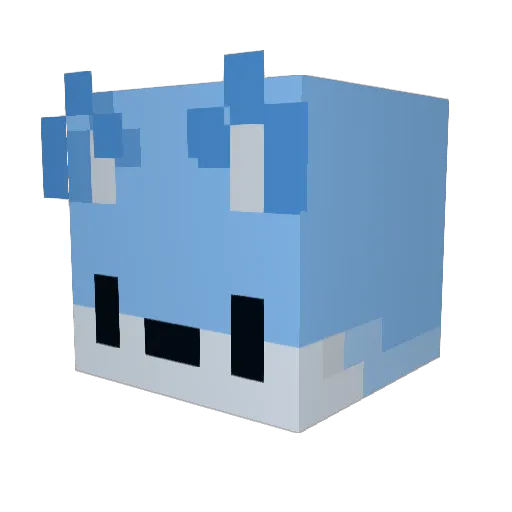 highteghjoke Minecraft avatar head, 3D render