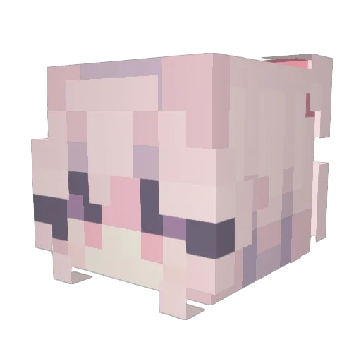 higyuwu02 Minecraft avatar head, 3D render