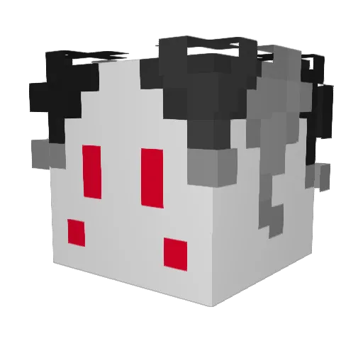 hihi_x Minecraft avatar head, 3D render
