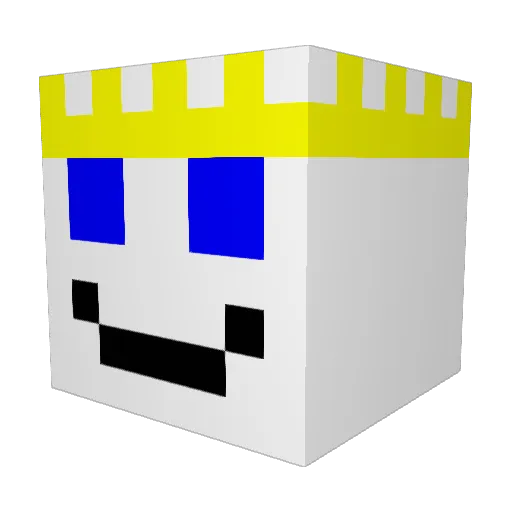 hihu0204 Minecraft avatar head, 3D render