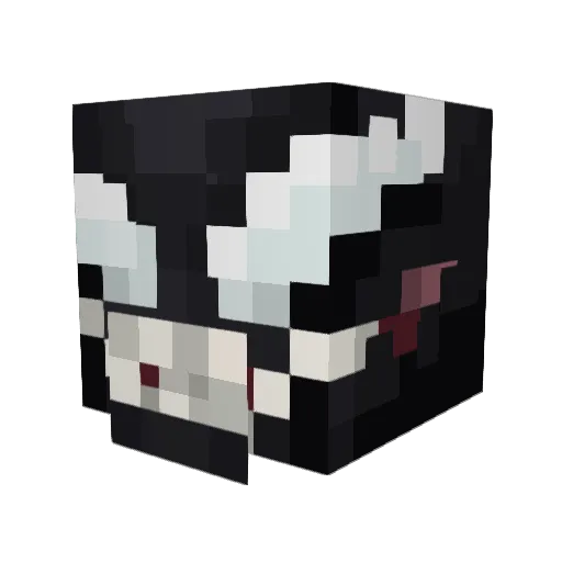 hiiiiide Minecraft avatar head, 3D render