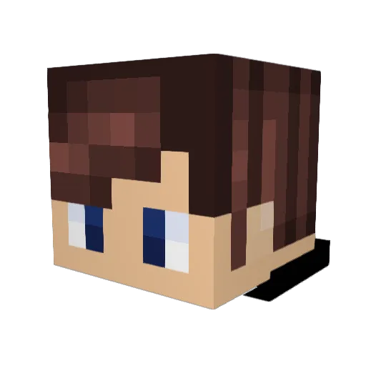 hiimgormy Minecraft avatar head, 3D render