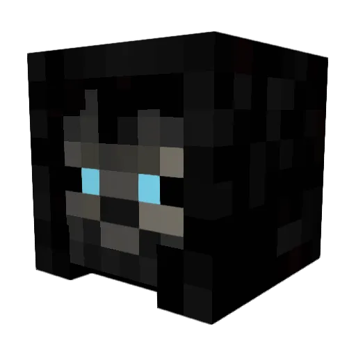 hijdow Minecraft avatar head, 3D render