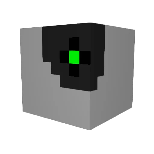hikarukun1114 Minecraft avatar head, 3D render