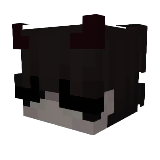 hikelz Minecraft avatar head, 3D render