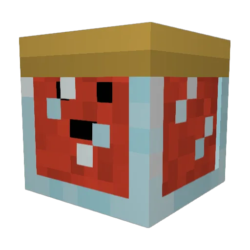 hikihillo Minecraft avatar head, 3D render