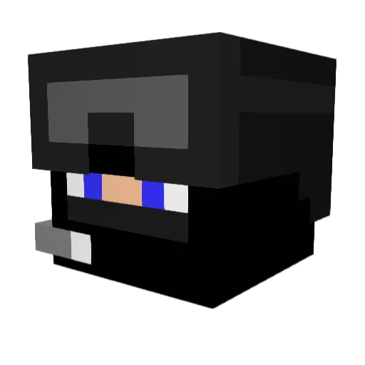 hikingraptor86 Minecraft avatar head, 3D render