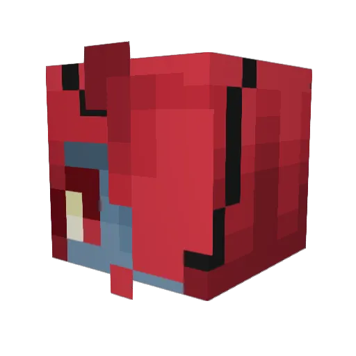 hildaAHP Minecraft avatar head, 3D render