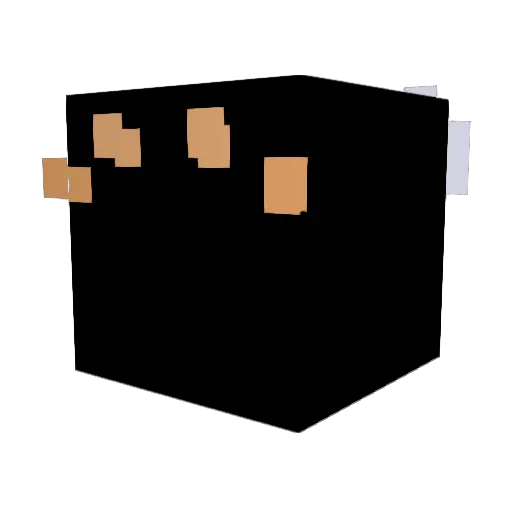 hilde_ Minecraft avatar head, 3D render