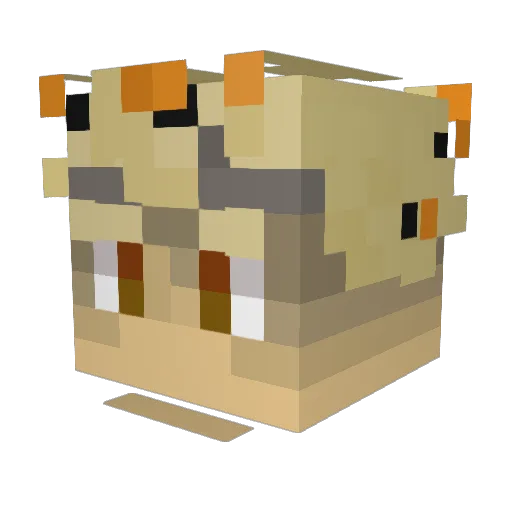 hillel08 Minecraft avatar head, 3D render