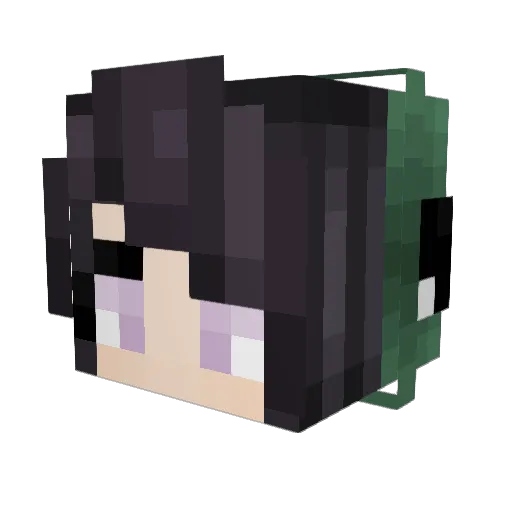 hillgaard Minecraft avatar head, 3D render