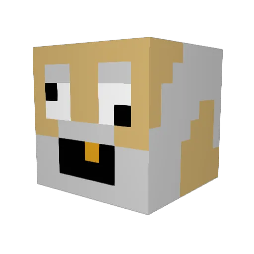 hillsy5853 Minecraft avatar head, 3D render