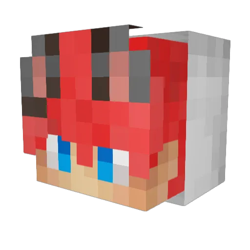 hima551 Minecraft avatar head, 3D render