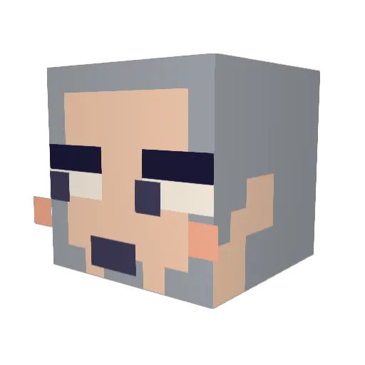 himbojimbo Minecraft avatar head, 3D render