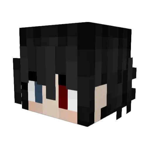 himeloaf Minecraft avatar head, 3D render