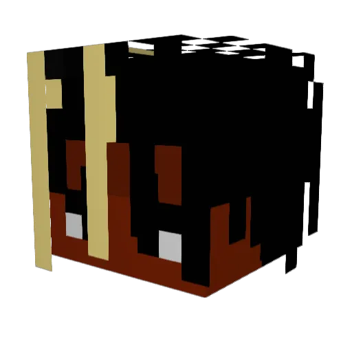 himh1mhim Minecraft avatar head, 3D render