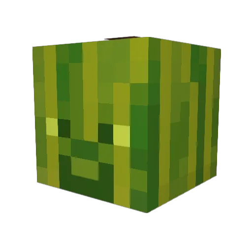 himypotato Minecraft avatar head, 3D render