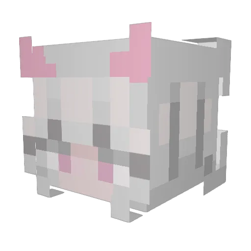 himyycwww Minecraft avatar head, 3D render