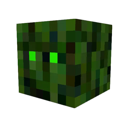 hinat01 Minecraft avatar head, 3D render