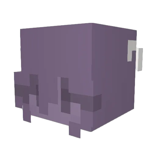 hinata124 Minecraft avatar head, 3D render