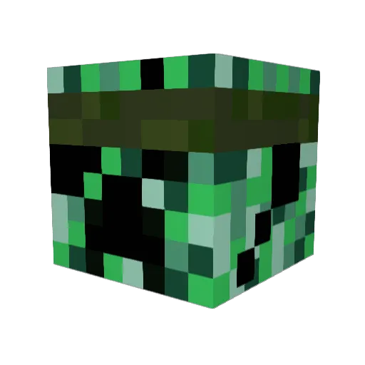 hinotaman Minecraft avatar head, 3D render