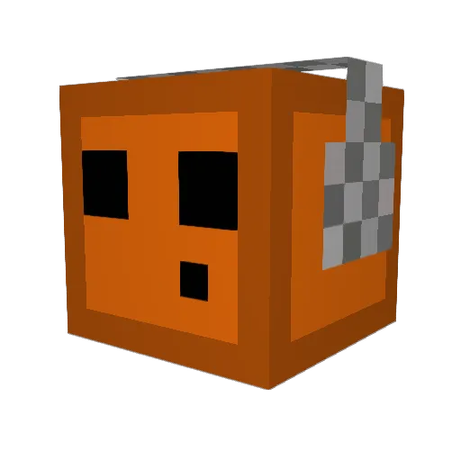 hint123 Minecraft avatar head, 3D render