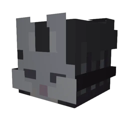 hinzelmann Minecraft avatar head, 3D render