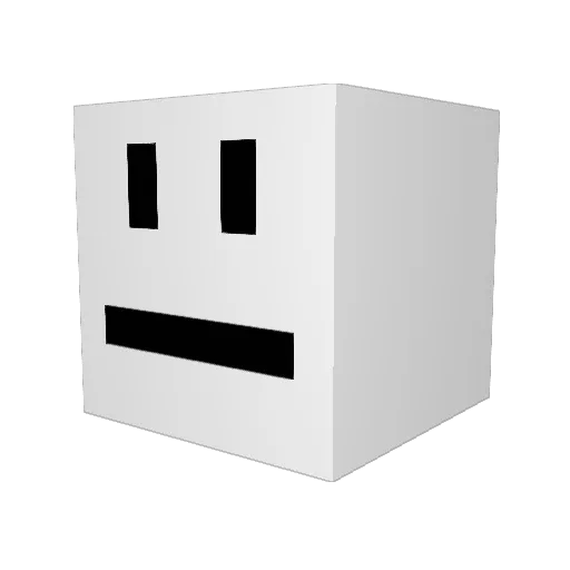 hio365 Minecraft avatar head, 3D render